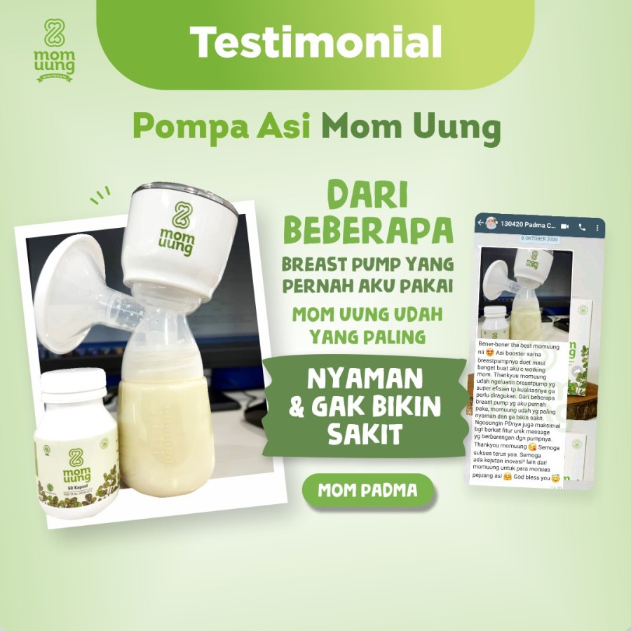 MOM UUNG Electric Breastpump Portable / Pompa ASI Elektrik