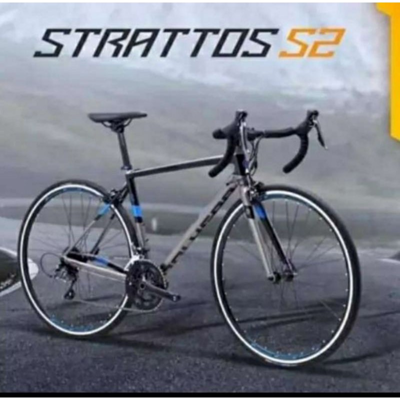 Roadbike Strattos S2 M Sepeda Balap RB Polygon Stratos 2021