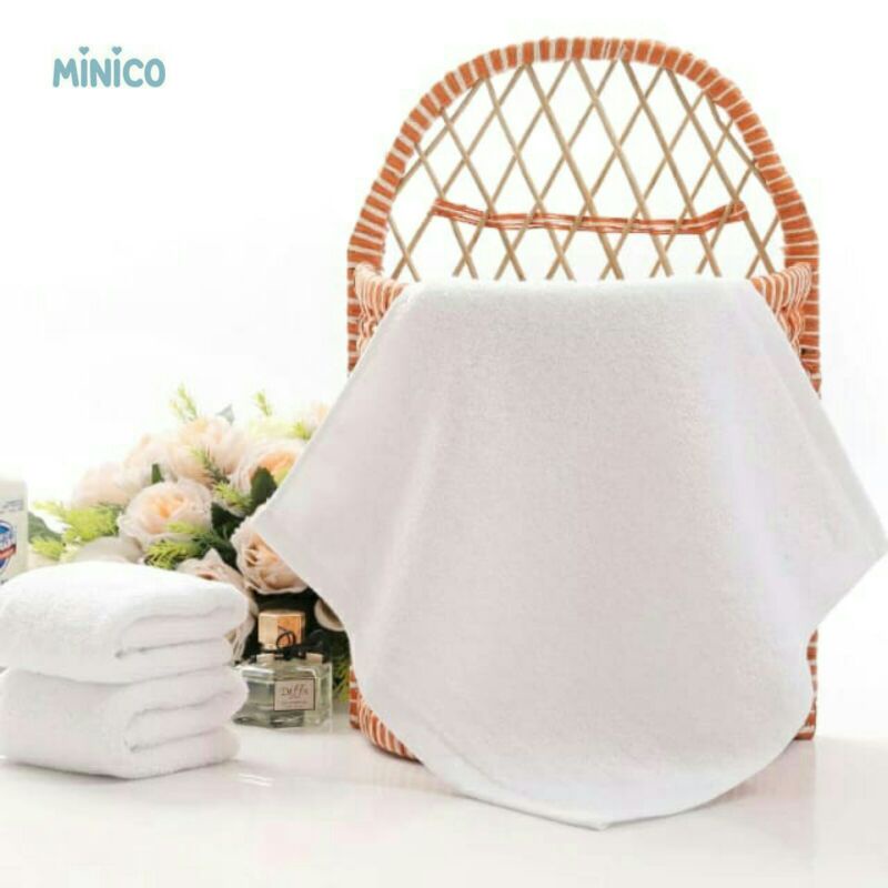 Handuk hotel putih polos / Handuk Tebal /Handuk Hotel Berkualitas