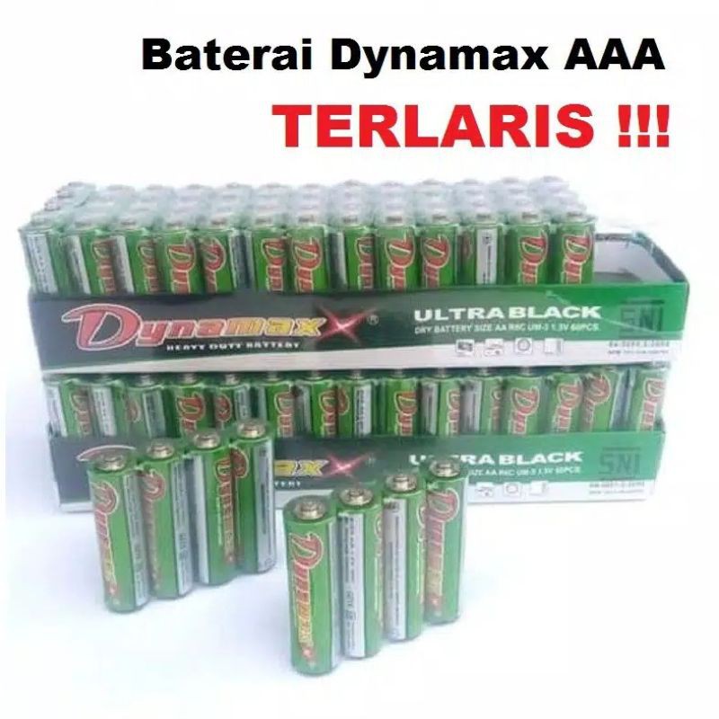 L1 Baterai A3 Remote | Batrai AAA Dynamax | Batrei Jam Dinding | Batry Battry Stik Game Baterei