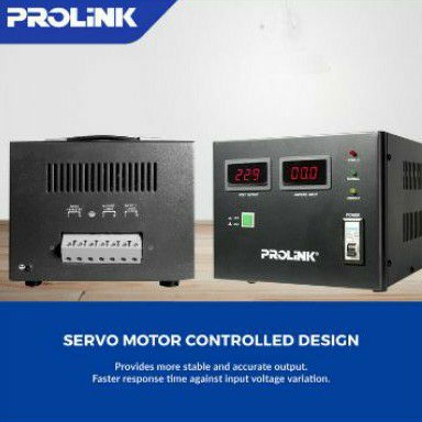 STABILIZER PROLINK PVS5001CD AVR SERVO MOTOR CONTROLLED / 5000VA