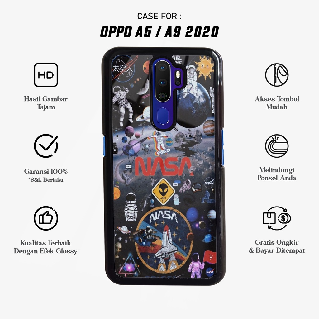 Case Oppo A5 2020 / A9 2020 - Fashion Case Motif NASA - Casing Oppo A5 2020 / A9 2020 - Case hp Oppo