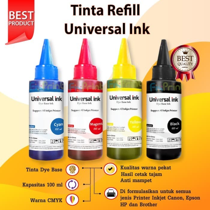 Paket Tinta Refill Cartridge Canon 810 811 Printer MP245 MP258 MP287 FSB1391