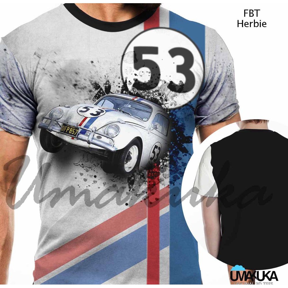 Dijual Kaos fullprint VW combi Herbie TERLARIS Murah