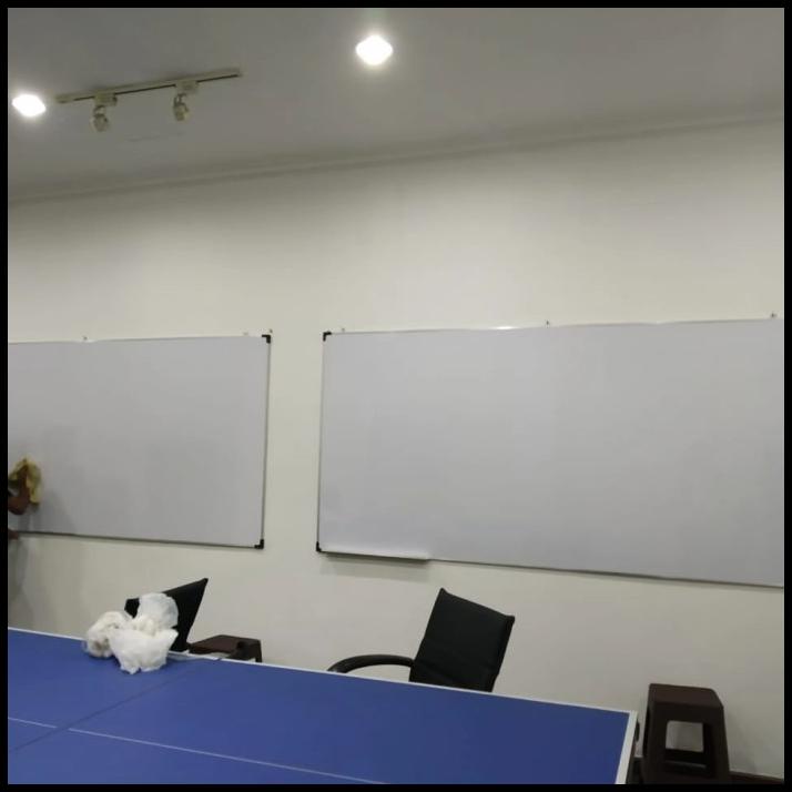 

Whiteboard Gantung. 120X240 Nonmagnet