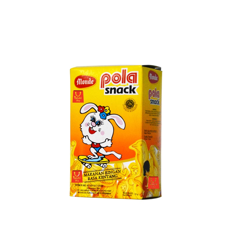 

Pola Snack Makanan Ringan Rasa Kentang Monde Pola Snack - 25gr