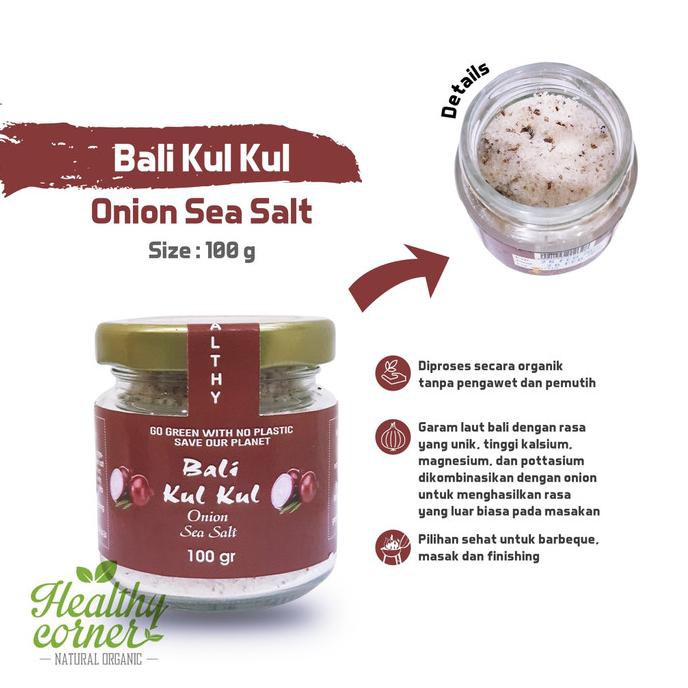 

Natural Seasoning Onion Sea Salt ( Garam Laut Alami & Bawang Merah ) PRODUK TERBATAS