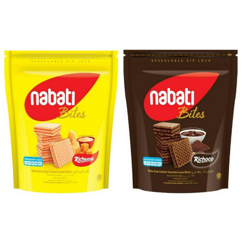 

NABATI BITES RICHEESE RICHOCO 115 GRAM