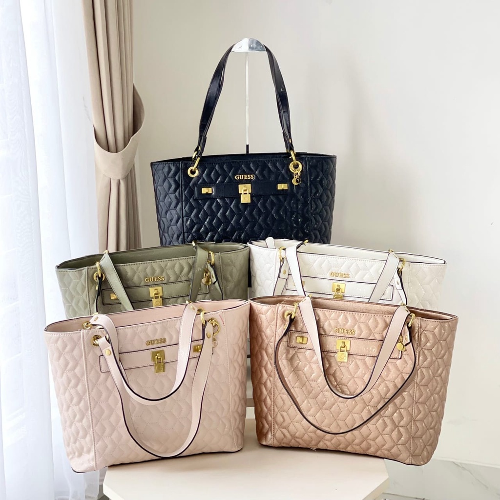 GSS Embossed Double Handle Tote Bag Fashion Import Wanita (GSS747)