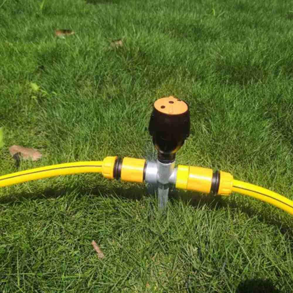 Solighter 2/5pcs Sprinkler Taman Cool Down 360putar Selang Cakupan Area Besar Rumput