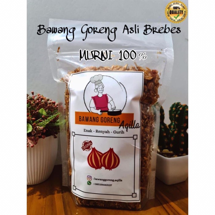 

Vs201Vv Bawang Goreng Asli Brebes Premium Murni 100% 250Gr Dscscv