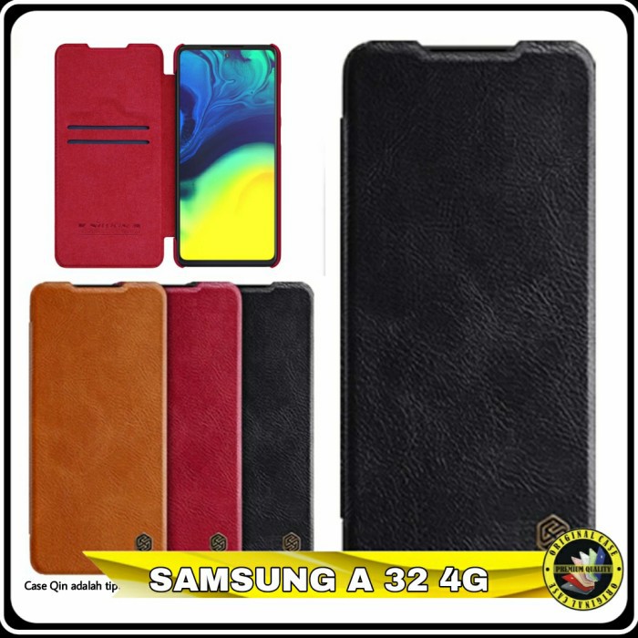 Casing Samsung Galaxy A 32 A32 4G Flip Case Dompet kulit Nillkin