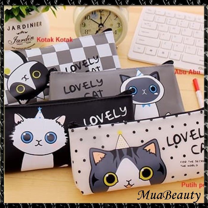 

TP007 TEMPAT PENSIL LUCU CUTE CAT