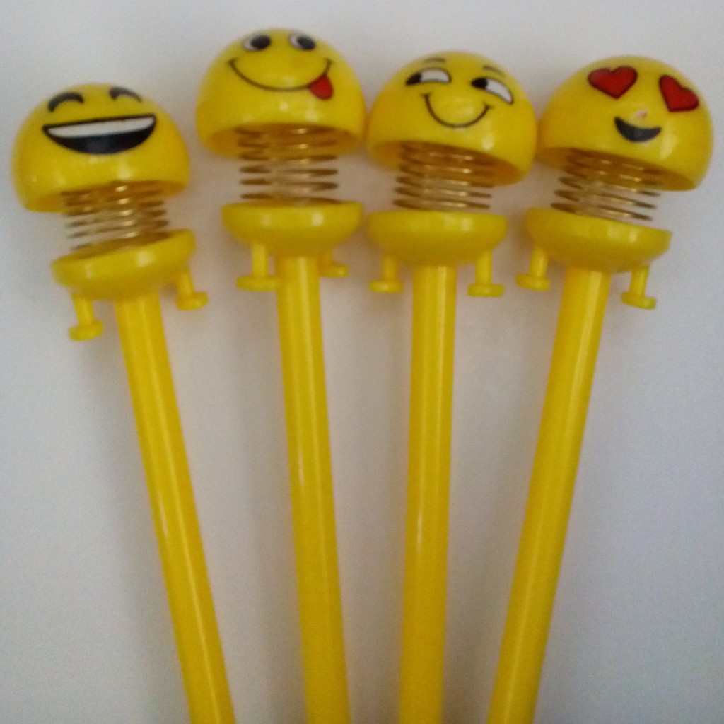 

Bolpoin gel spring doll Emoji 1 lusin