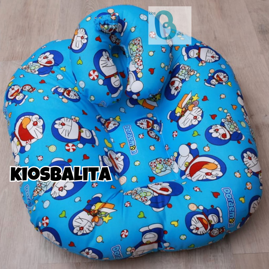 FREE KACAMATA BAYI!! PAKET KASUR SOFA BAYI BABY LOUNGER + BANTAL DOT BAYI / ALAS TENGKUREP BAYI