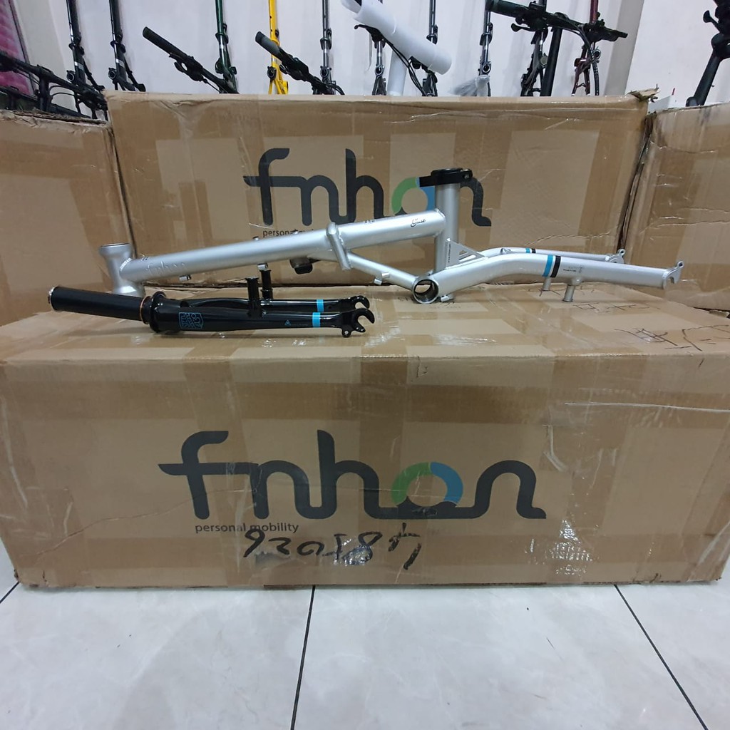 Frame fork FNHON Gust Silver V brake Handle Post HP vbrake Sepeda Chromolly