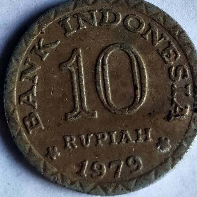 Uang logam 10 rupiah tahun 1979