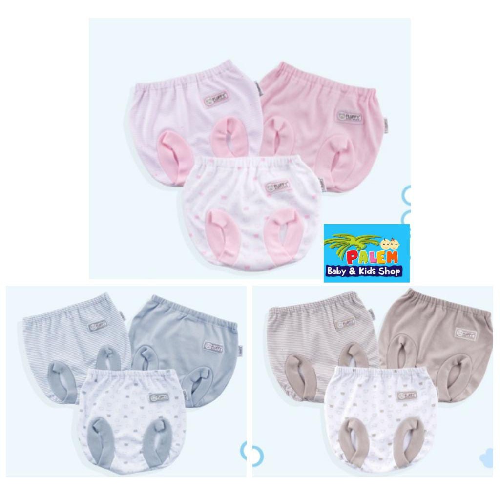 Fluffy Celana Pop Size Newborn isi 3pcs