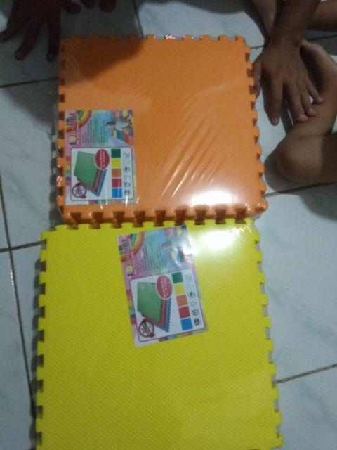 Harga Paket 2 Pack Matras Ecomat Polos 30x30x1cm Lebih Murah..