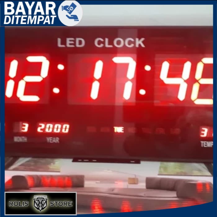 BISA COD MURAH Jam Digital Xy 4622 Led Merah