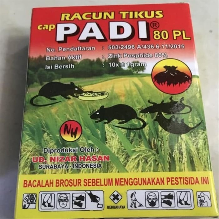 Racun Tikus Cap PADI