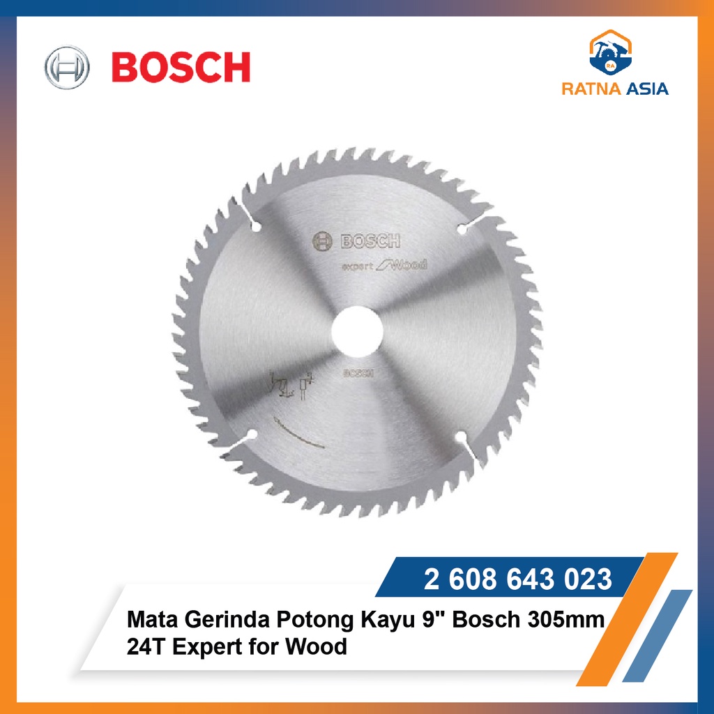 Mata Gerinda Potong Kayu Bosch 305mm 24T Expert for Wood