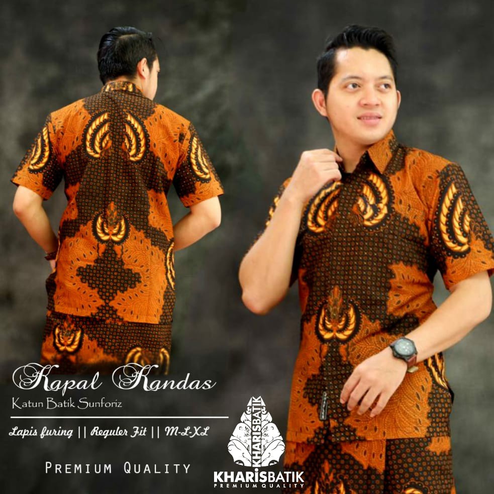 KAPAL KANDAS BATIKSOLOAMANAH KEMEJA BAJU BATIK PRIA SOLO LENGAN PENDEK PANJANG LAPIS FURING ATASAN BATIK PREMIUM MODERN KATUN HALUS GEBER MULYO KAWUNG WENING PRINGGODANI GARUDA MERAH BANU AUN PARANG SUNGU BANU GOWAS JAGAD WULUNG GURDO DANU CHEVRON BASWARA