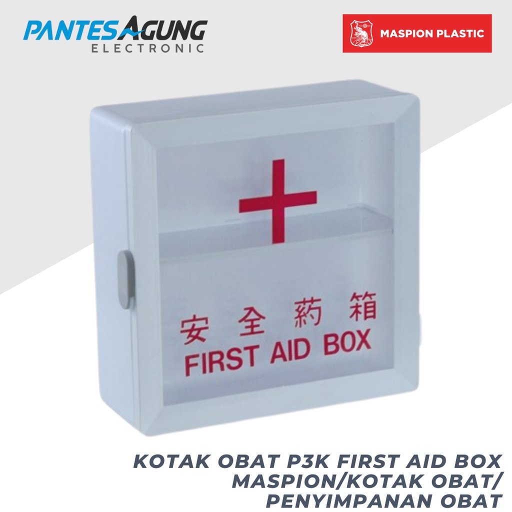 KOTAK OBAT P3K FIRST AID BOX MASPION/KOTAK OBAT/PENYIMPANAN OBAT