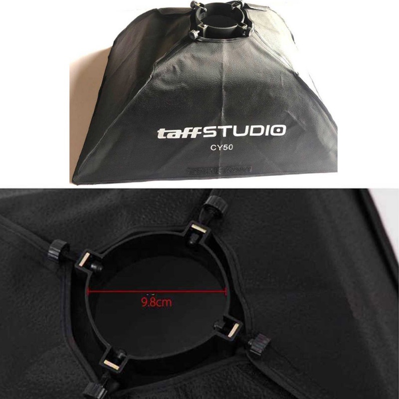 Softbox Lighting Studio Payung Reflektor Portable 50x70cm Flash Mount