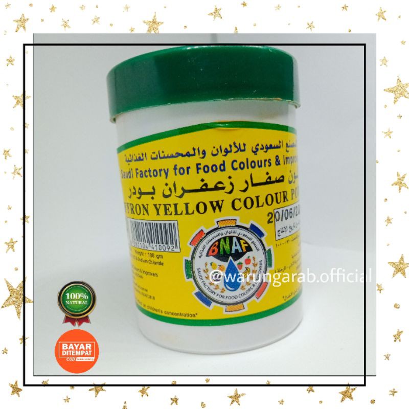 

Zafaron Saffron Safron Bubuk ZAFARON Powder 100 gr Merk BIN AFIF & BABA Terbaru
