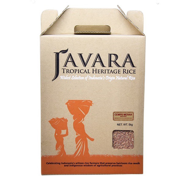 Javara - Beras Organik Cempo Merah Unpolished 5kg