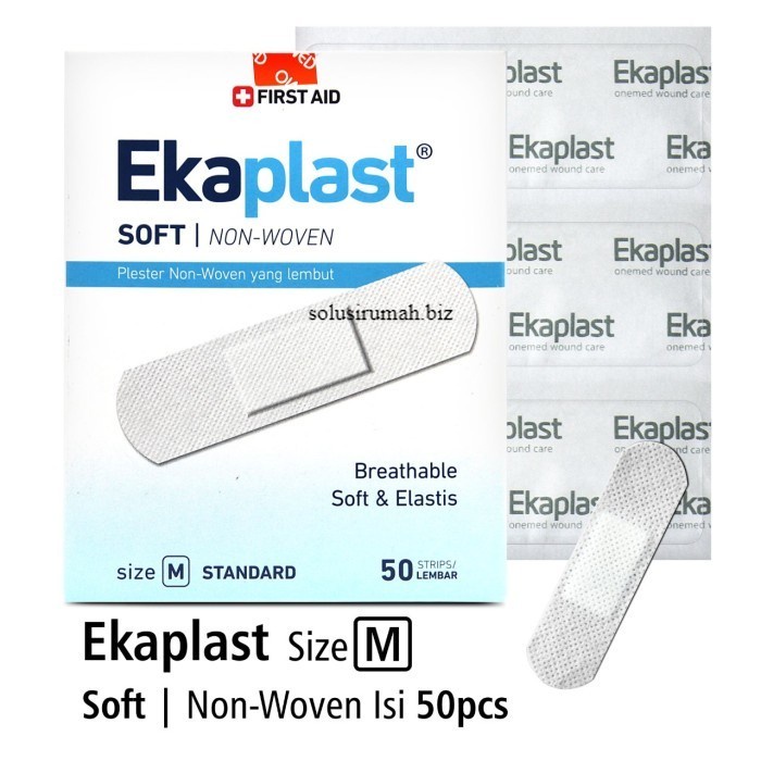 Plester Luka Non Woven Ekaplast Soft M Onemed Box Isi 50 Strip