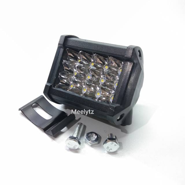 Lampu tembak sorot CWL 12 LED 2 warna 3 mode waterproof