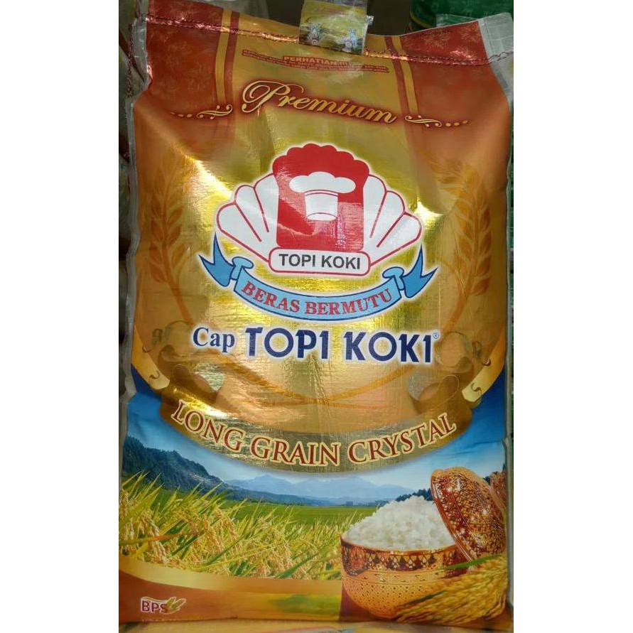 

BERAS LONG GRAIN PREMIUM CAP TOPI KOKI 20KG