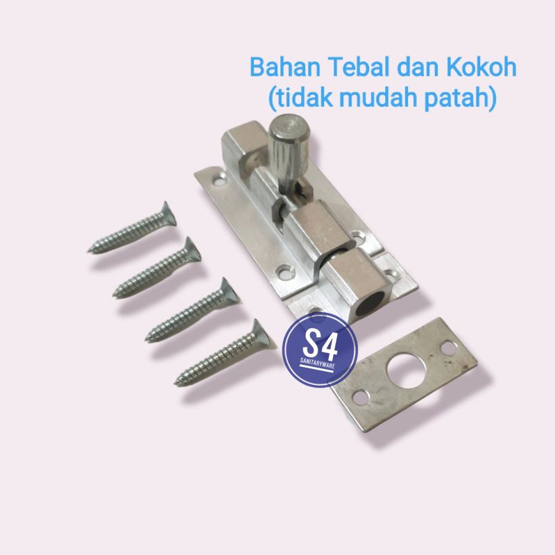 Grendel Aluminium/Slot Jendela Aluminium/Grendel Alu JENNIFER (2")