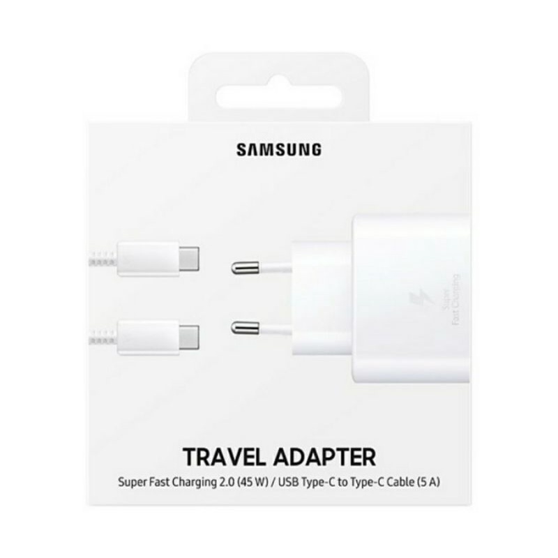 PROMO CHARGER SAMSUNG GALAXY S20 || S20 + || S20 ULTRA (45W) SUPER FAST CHARGING ORIGINAL