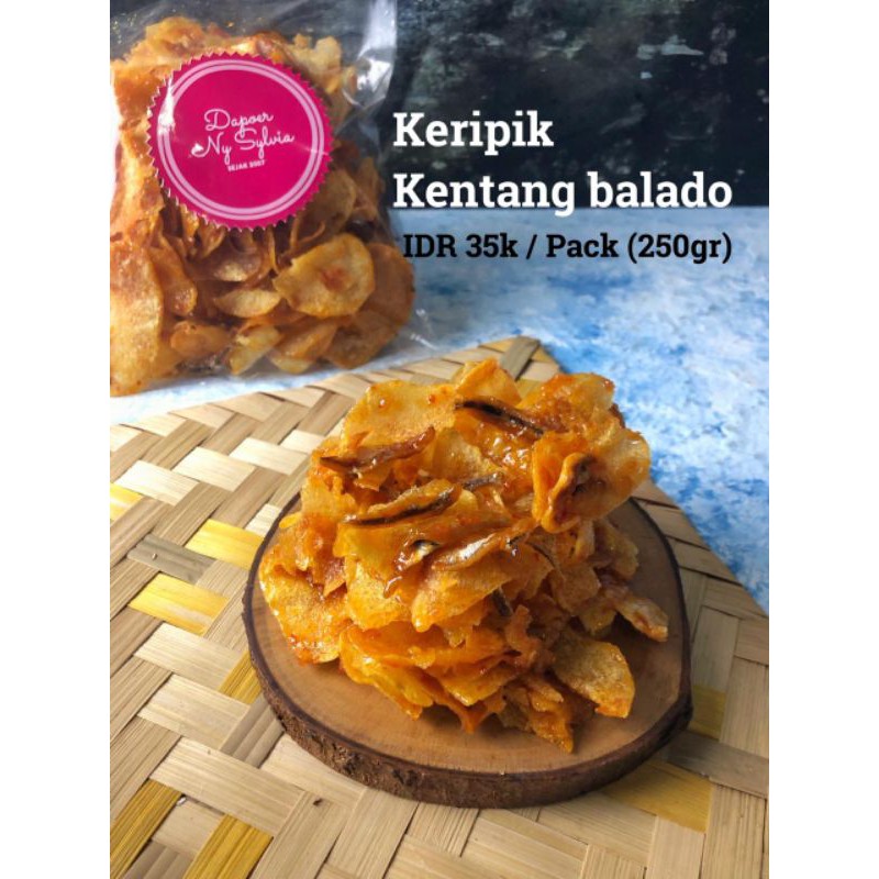 

Keripik Kentang Teri Balado
