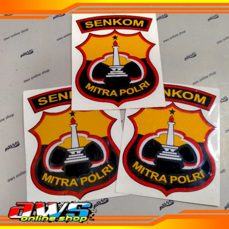 

Sticker Senkom Mitra Polri