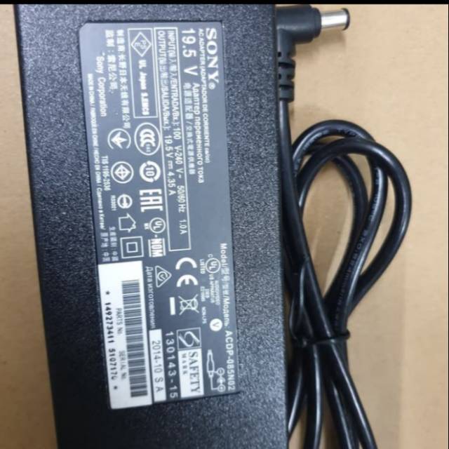 Adaptor TV Sony bravia 50-60inchi ACDP-120N02 19,5 V 6,2A