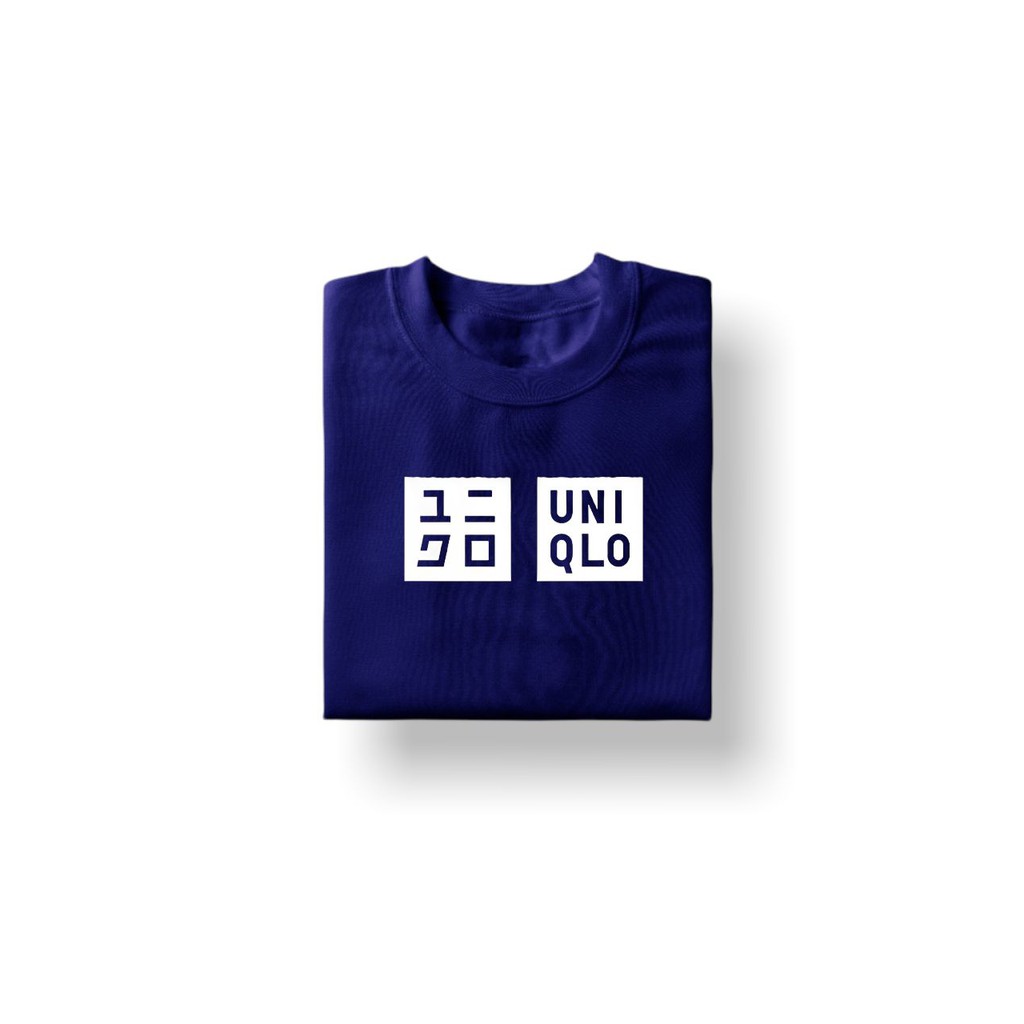 COD BAYAR DI TEMPAT KAOS BAJU UNIQLO LOGO KATUN KOMBED 30S PREMIUM DISTRO PRIA WANITA TSHIRT TEES-6