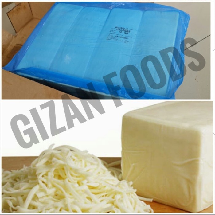 

Keju- Keju Mozarella Perancis Halal Impor 1 Kg -Keju.