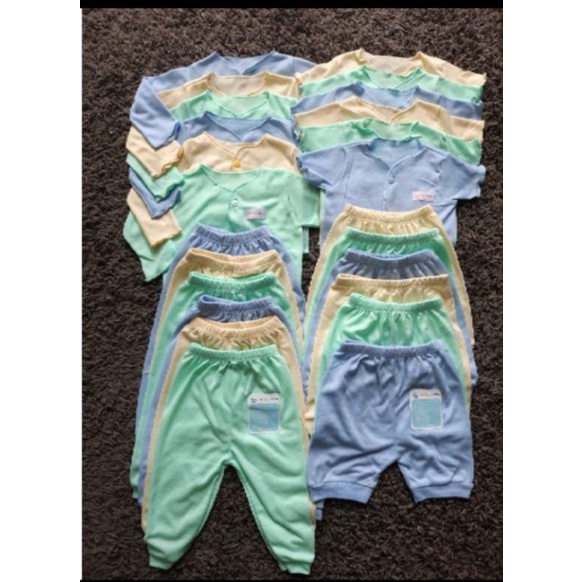 Paket perlengkapan baju bayi celana bayi kado baru lahir 24pcs SNI promo 8.8