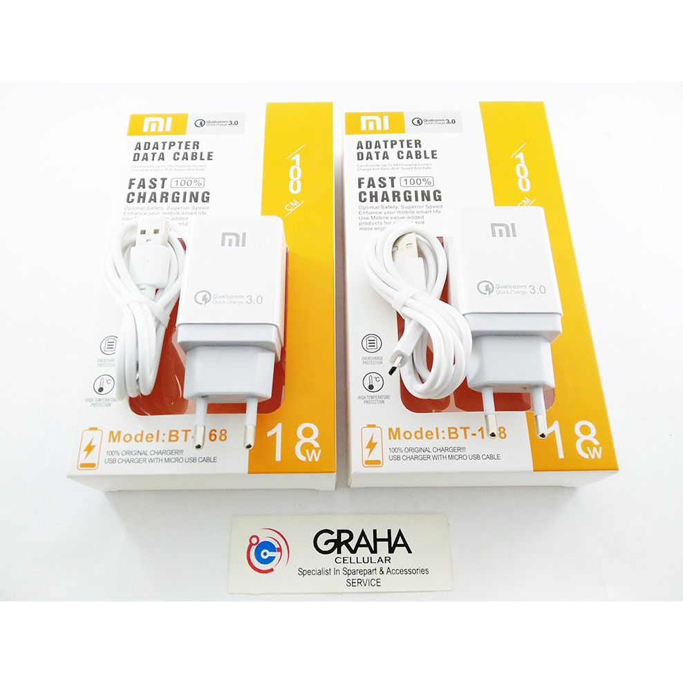 CHARGER FOR XIAOMI BT-168 WHITE FAST CHARGING