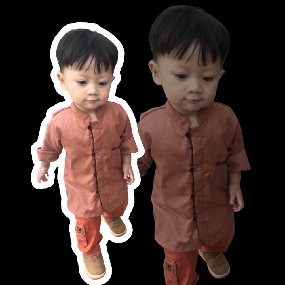 KEMKO ANAK LAKI-LAKI MODEL SHANGHAI BAHAN KATUN MADINAH USIA 2-6 TAHUN