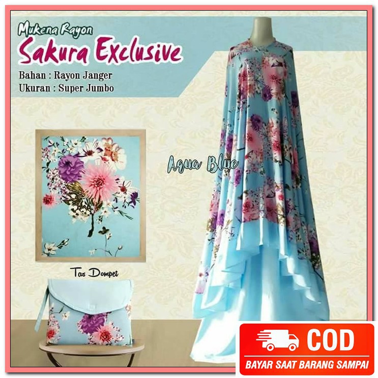 Zulfa Mukena / Mukena Wanita / Katun Rayon / Renda / Perlengkapan IF777 Mukena Sakura Exclusive