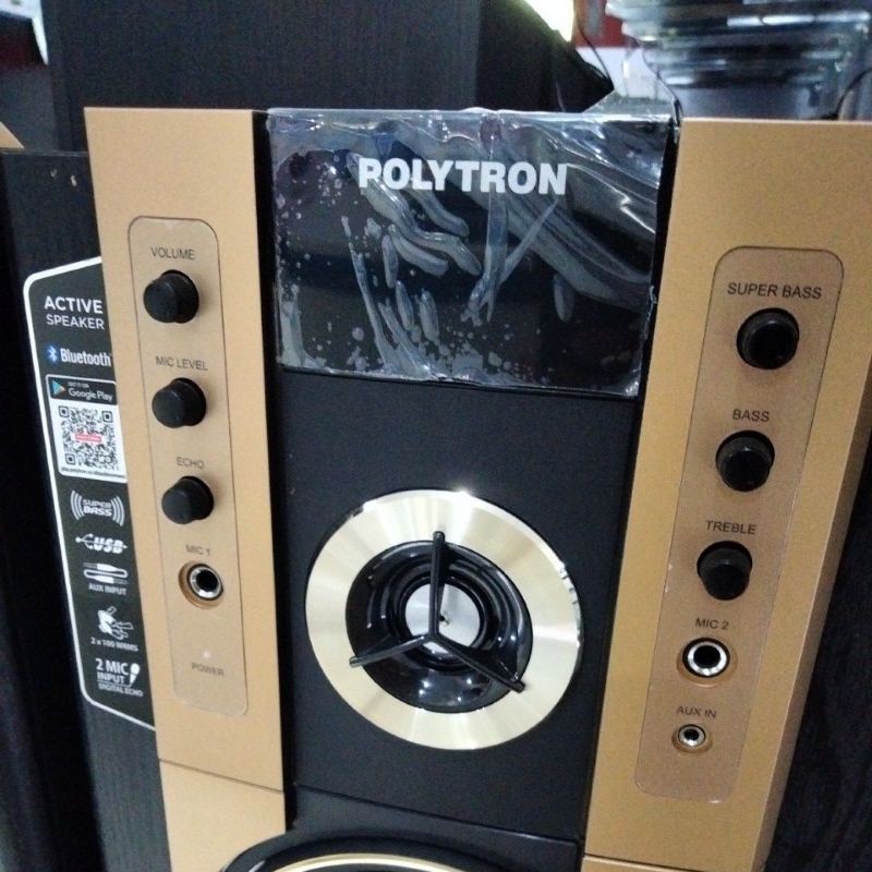 Speaker Polytron PAS 69  GA NO RADIO Garansi Resmi [ Bluetooth + USB ]