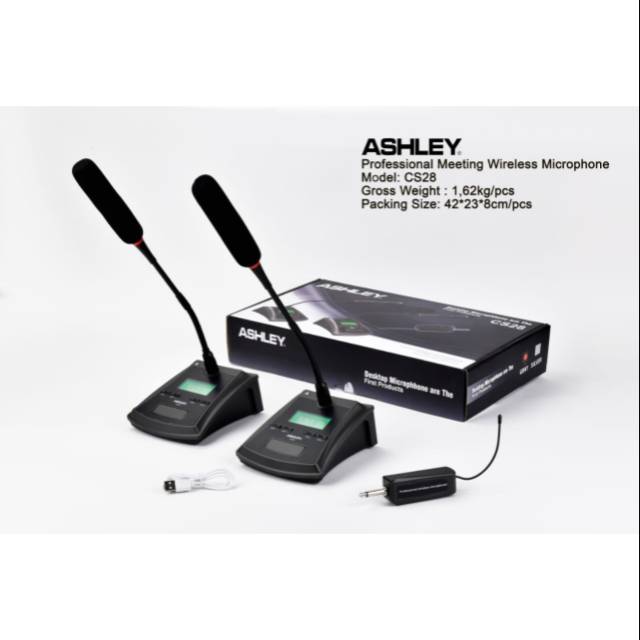 Mic Wireless Podium Ashley CS28 Original Conference Ashley CS 28