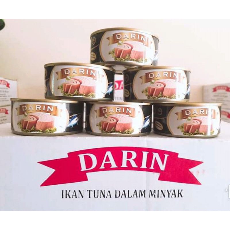 

Darin ikan tuna dalam minyak - makanan kaleng 185 gram