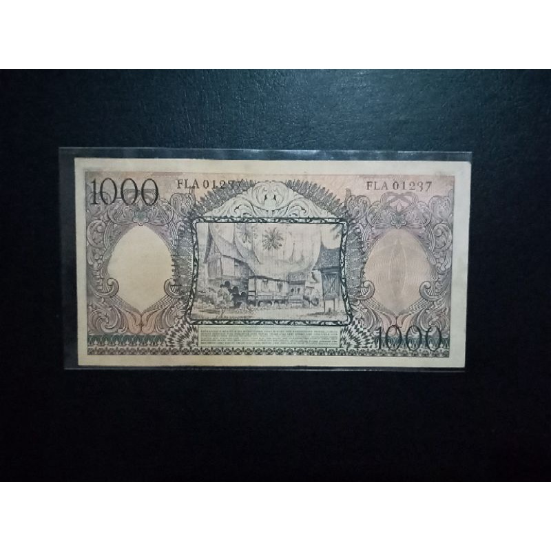 Nocan Nomor Cantik 1000 Rupiah Pekerja 1958 Almost Ascending