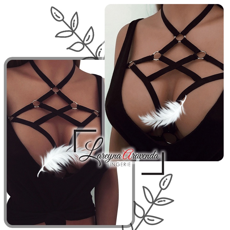 BH BRA Seksi Model Diamond Rings Open Cup BH002